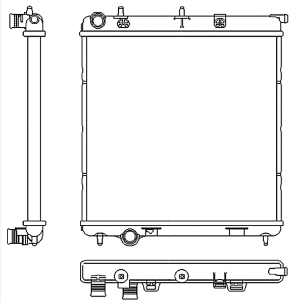 Picture of NRF - 53531 - Radiator, engine cooling (Cooling System)