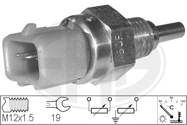 ERA - 330635 - Senzor, temperatura rashladne tečnosti (Sistem za paljenje sa grejačima)