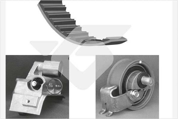 Picture of HUTCHINSON - KH 166 - Timing Belt Set (Belt Drive)