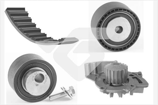 Picture of HUTCHINSON - KH 197WP60 - Water Pump & Timing Belt Set (Cooling System)