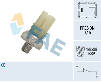 Picture of Oil Pressure Switch - FAE - 12420