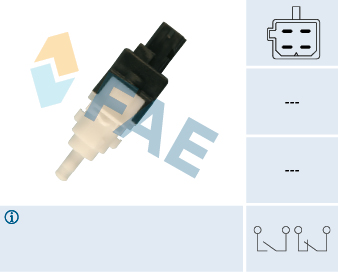 Picture of FAE - 24413 - Switch, clutch control (cruise control) (Cruise Control)