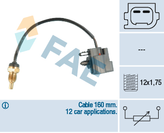 Picture of FAE - 32426 - Sensor, coolant temperature (Cooling System)