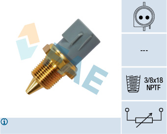 Picture of FAE - 33430 - Sensor, coolant temperature (Mixture Formation)