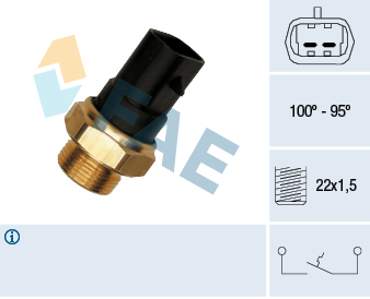 Picture of FAE - 37280 - Temperature Switch, radiator fan (Cooling System)