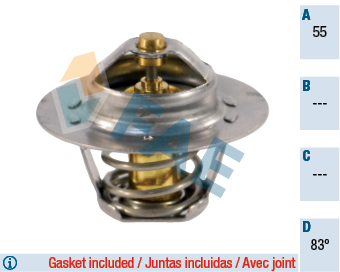Picture of Thermostat, coolant - FAE - 5205383