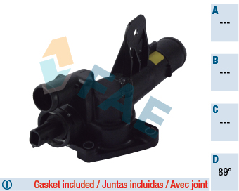 Picture of FAE - 5312089 - Thermostat, coolant (Cooling System)