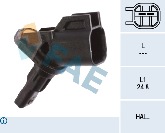 Picture of FAE - 78180 - Sensor, wheel speed (Brake System)