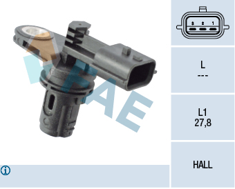 Picture of FAE - 79360 - Sensor, camshaft position (Mixture Formation)