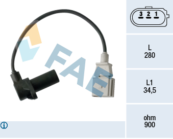 Picture of FAE - 79479 - Sensor, crankshaft pulse (Ignition System)