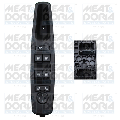 Picture of MEAT & DORIA - 26024 - Switch, window regulator (Comfort Systems)