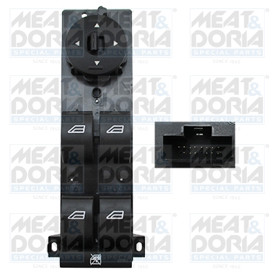 Picture of MEAT & DORIA - 26048 - Switch, window regulator (Comfort Systems)