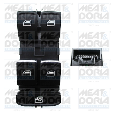 Picture of MEAT & DORIA - 26162 - Switch, window regulator (Comfort Systems)