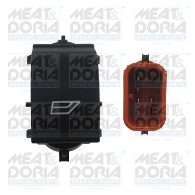 Picture of MEAT & DORIA - 26187 - Switch, window regulator (Comfort Systems)