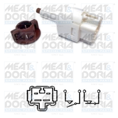 Picture of MEAT & DORIA - 35071 - Brake Light Switch (Signal System)