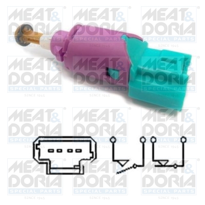 Picture of MEAT & DORIA - 35090 - Brake Light Switch (Signal System)