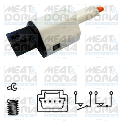 Picture of MEAT & DORIA - 35116 - Brake Light Switch (Signal System)