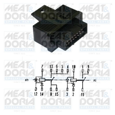 Picture of MEAT & DORIA - 73240107 - Relay, fuel pump (Fuel Supply System)