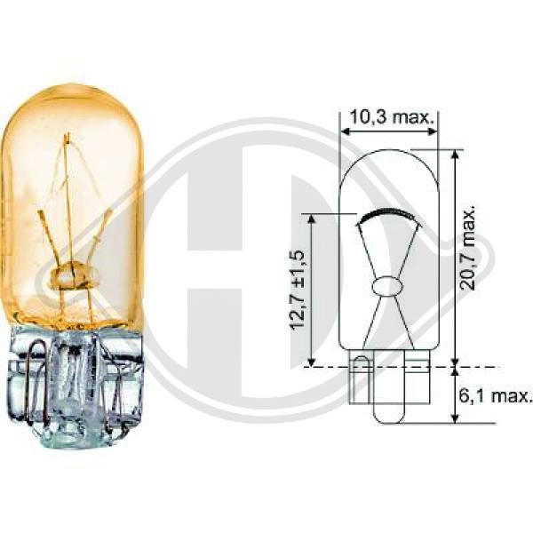 Picture of Bulb, direction indicator - DIEDERICHS - LID10079