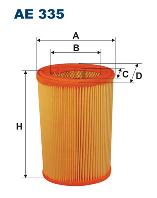 FILTRON - AE 335 - Filter za vazduh (Sistem za dovod vazduha)