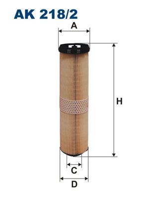 FILTRON - AK 218/2 - Filter za vazduh (Sistem za dovod vazduha)