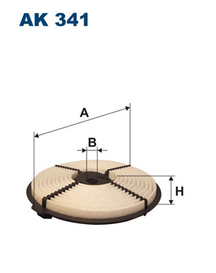 FILTRON - AK 341 - Filter za vazduh (Sistem za dovod vazduha)