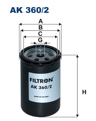 FILTER VAZDUHA - FILTRON - AK 360/2