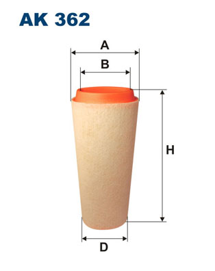 FILTRON - AK 362 - Filter za vazduh (Sistem za dovod vazduha)