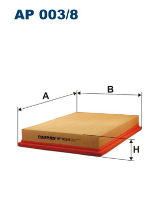 FILTRON - AP 003/8 - Filter za vazduh (Sistem za dovod vazduha)