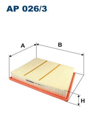 FILTRON - AP 026/3 - Filter za vazduh (Sistem za dovod vazduha)