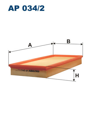 FILTRON - AP 034/2 - Filter za vazduh (Sistem za dovod vazduha)