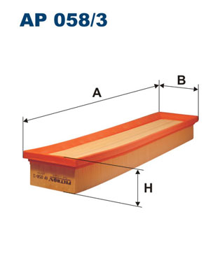 Slika FILTRON - AP 058/3 - Filter za vazduh (Sistem za dovod vazduha)