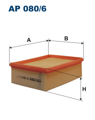 FILTRON - AP 080/6 - Filter za vazduh (Sistem za dovod vazduha)