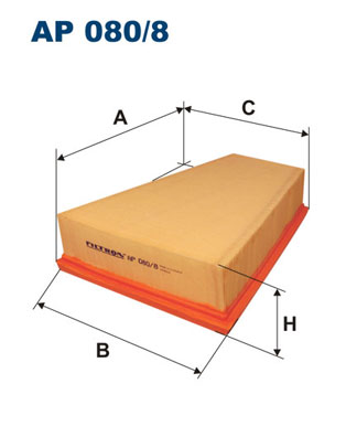 FILTRON - AP 080/8 - Filter za vazduh (Sistem za dovod vazduha)