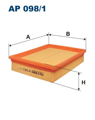 FILTRON - AP 098/1 - Filter za vazduh (Sistem za dovod vazduha)