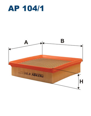 FILTRON - AP 104/1 - Filter za vazduh (Sistem za dovod vazduha)
