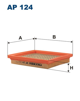 FILTRON - AP 124 - Filter za vazduh (Sistem za dovod vazduha)