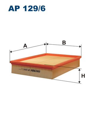 FILTRON - AP 129/6 - Filter za vazduh (Sistem za dovod vazduha)