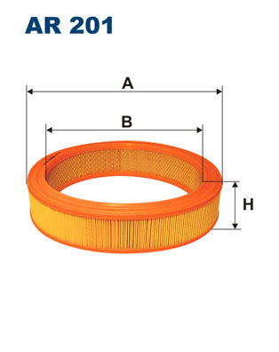 FILTRON - AR 201 - Filter za vazduh (Sistem za dovod vazduha)