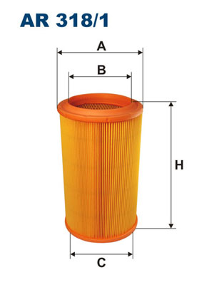 FILTRON - AR 318/1 - Filter za vazduh (Sistem za dovod vazduha)