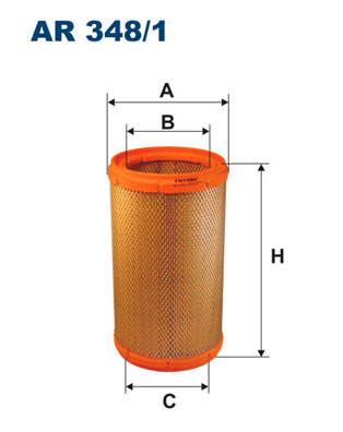 FILTRON - AR 348/1 - Filter za vazduh (Sistem za dovod vazduha)