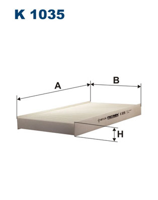 FILTRON - K 1035 - Filter, vazduh unutrašnjeg prostora (Grejanje/ventilacija)