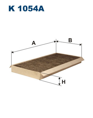 FILTRON - K 1054A - Filter, vazduh unutrašnjeg prostora (Grejanje/ventilacija)