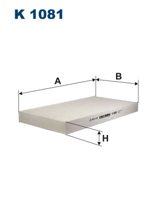 FILTRON - K 1081 - Filter, vazduh unutrašnjeg prostora (Grejanje/ventilacija)