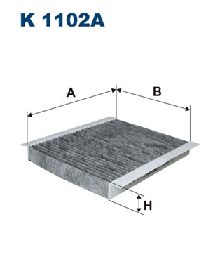 FILTRON - K 1102A - Filter, vazduh unutrašnjeg prostora (Grejanje/ventilacija)