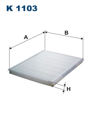 FILTRON - K 1103 - Filter, vazduh unutrašnjeg prostora (Grejanje/ventilacija)