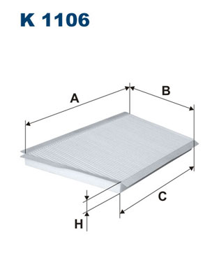 FILTRON - K 1106 - Filter, vazduh unutrašnjeg prostora (Grejanje/ventilacija)