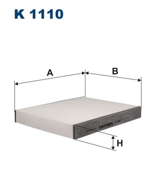 FILTRON - K 1110 - Filter, vazduh unutrašnjeg prostora (Grejanje/ventilacija)