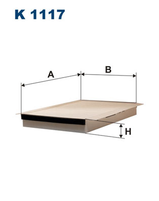 FILTRON - K 1117 - Filter, vazduh unutrašnjeg prostora (Grejanje/ventilacija)