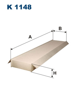 FILTRON - K 1148 - Filter, vazduh unutrašnjeg prostora (Grejanje/ventilacija)